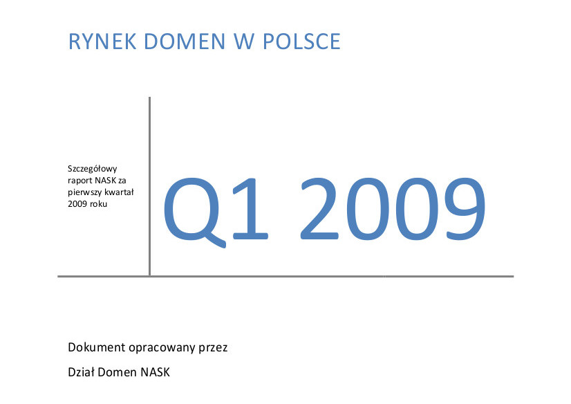 Raport dns.pl Q1 2009