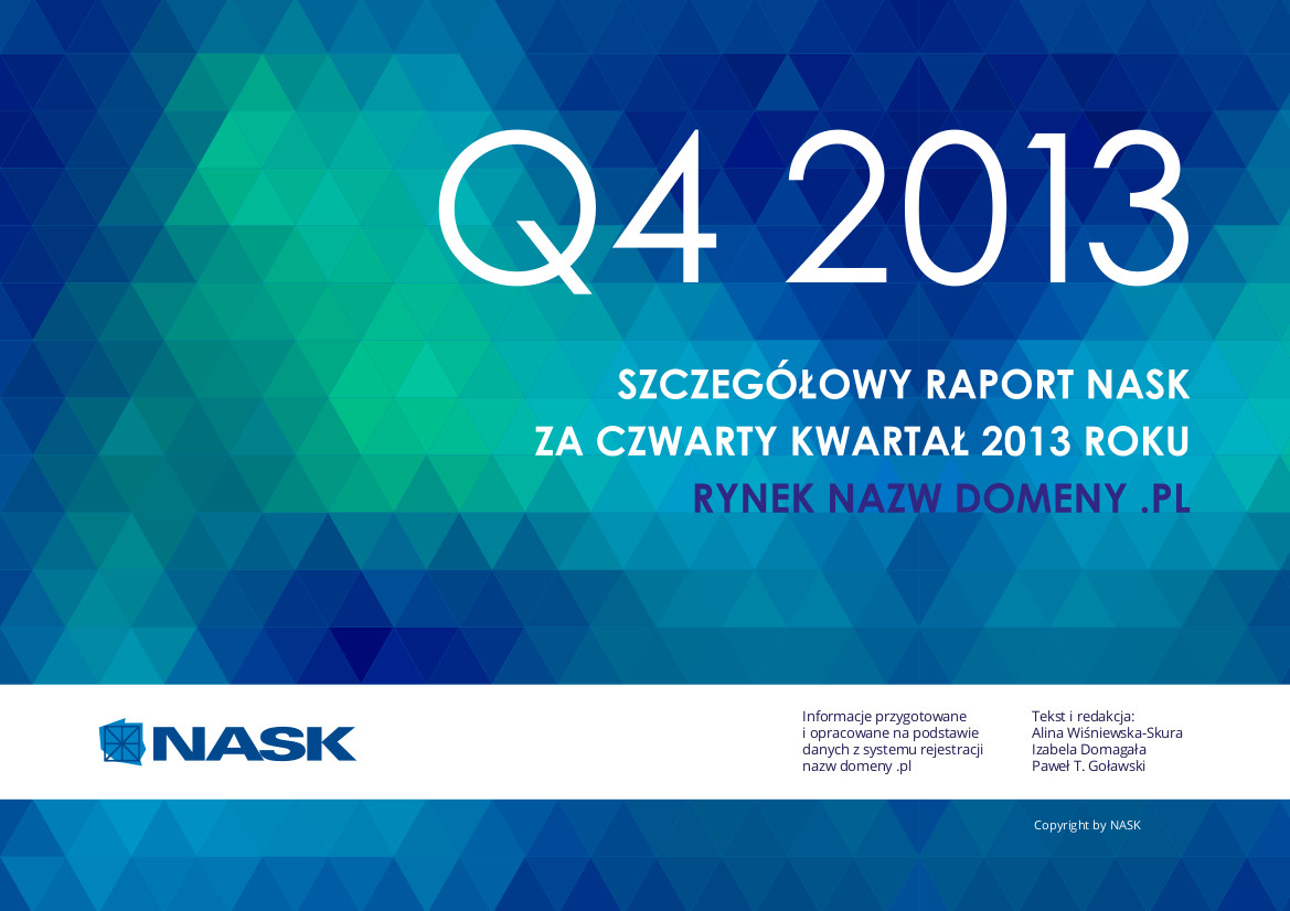 Raport dns.pl Q4 2013